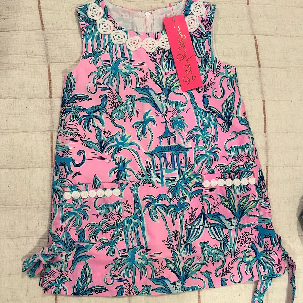 Lilly Pulitzer Little Lilly Classic Shift in Lilac Rose 2T